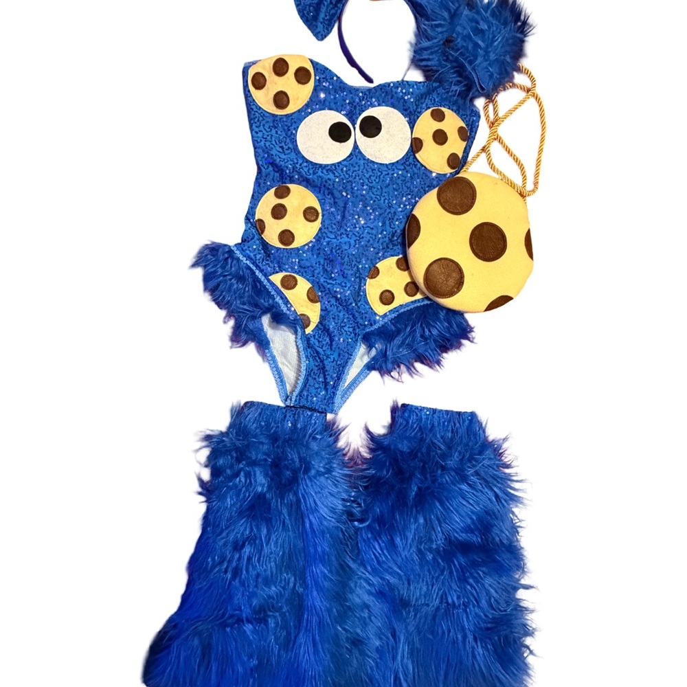 Fashion Nova Blue Cookie Monster Costume